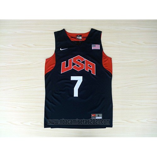 Camiseta USA 2012 Russell Westbrook #7 Negro